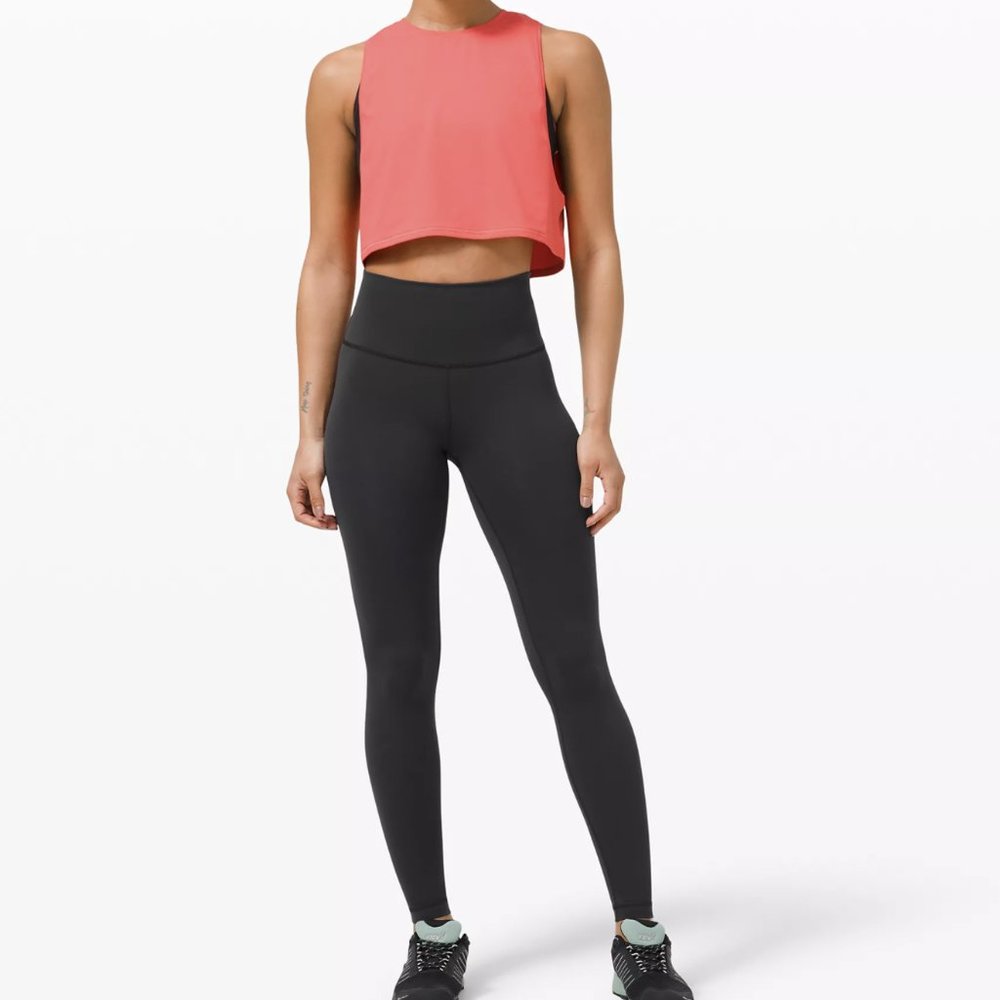 Lululemon high waisted leggings black size 6